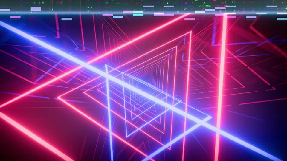 Cyberpunk Scanline Wipe transition preview