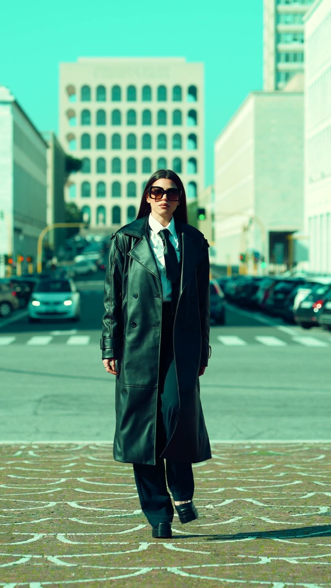 Raw source frame: The Leather